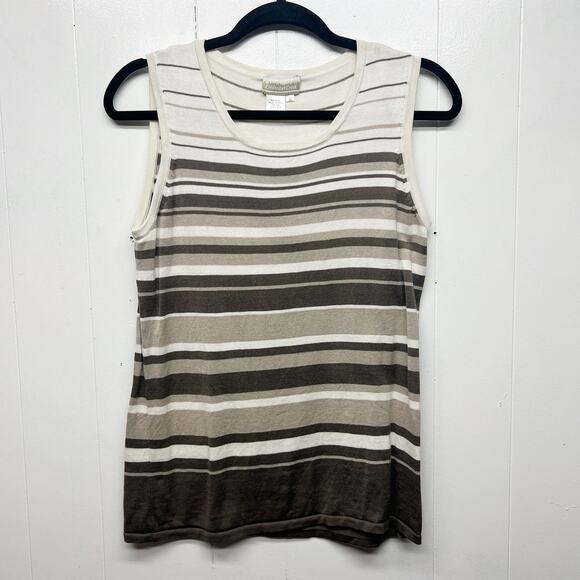 Coldwater Creek Sweater Top Womens Small Silk Cotton Old Money Quiet Luxury Chic - Picture 1 of 11